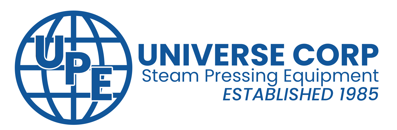 Universe Corp, steam pressing equipment, established 1985